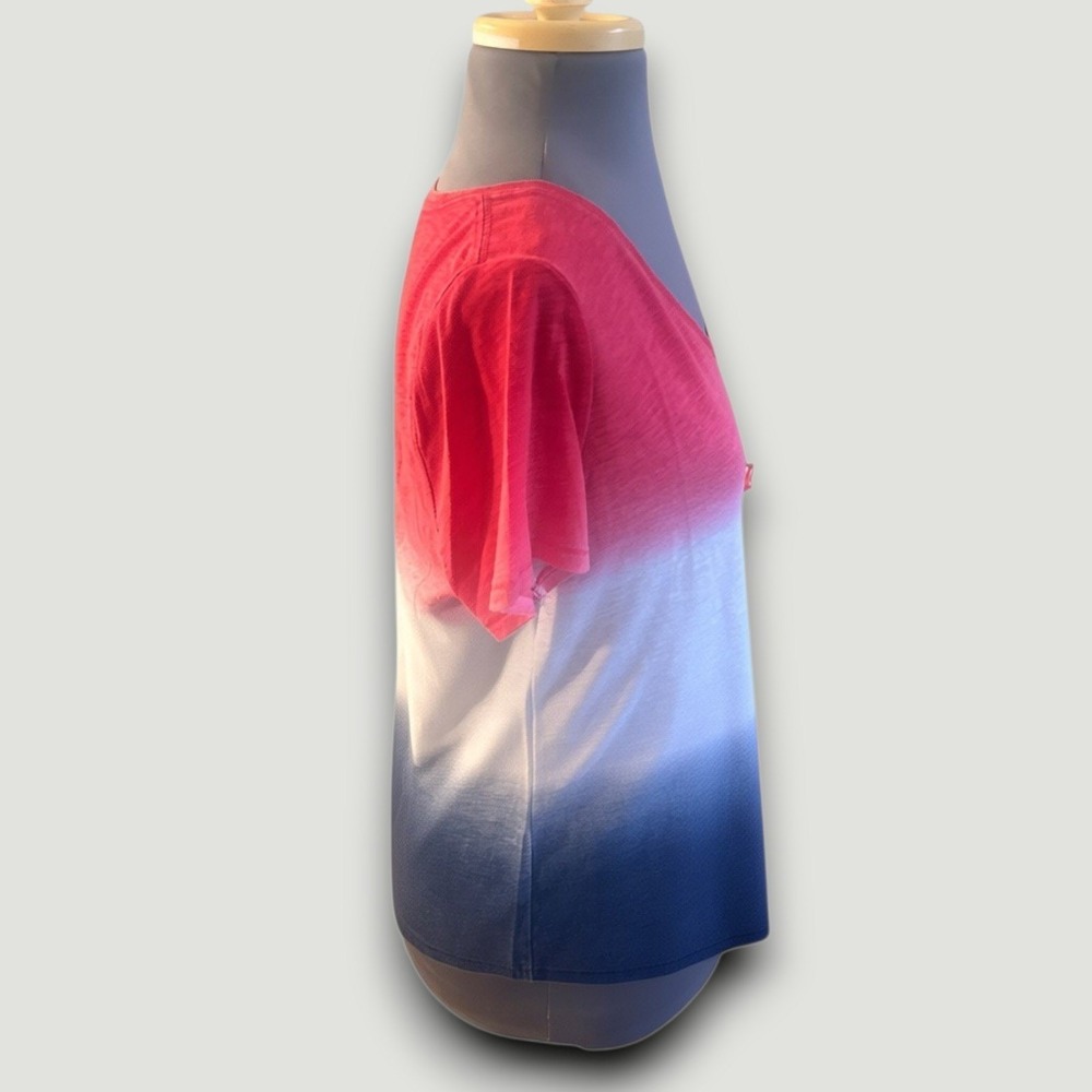 Sonoma Goods For Life Womens Top S Red White Blue Casual Fourth of July - Picture 5 of 6